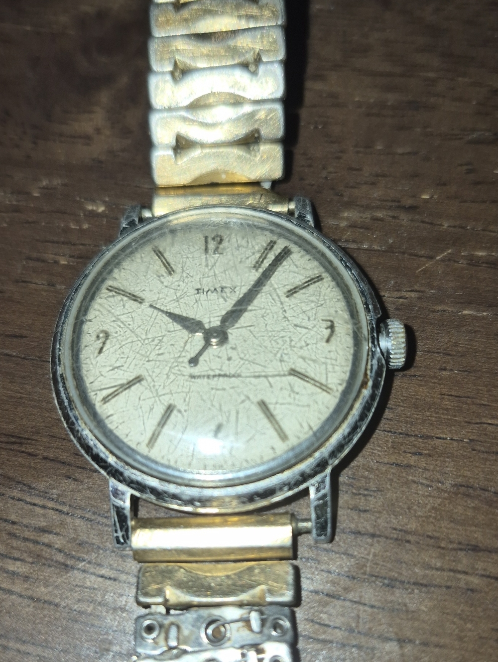 Vintage Timex Marlin Aluminum Mechanical Wristwatch